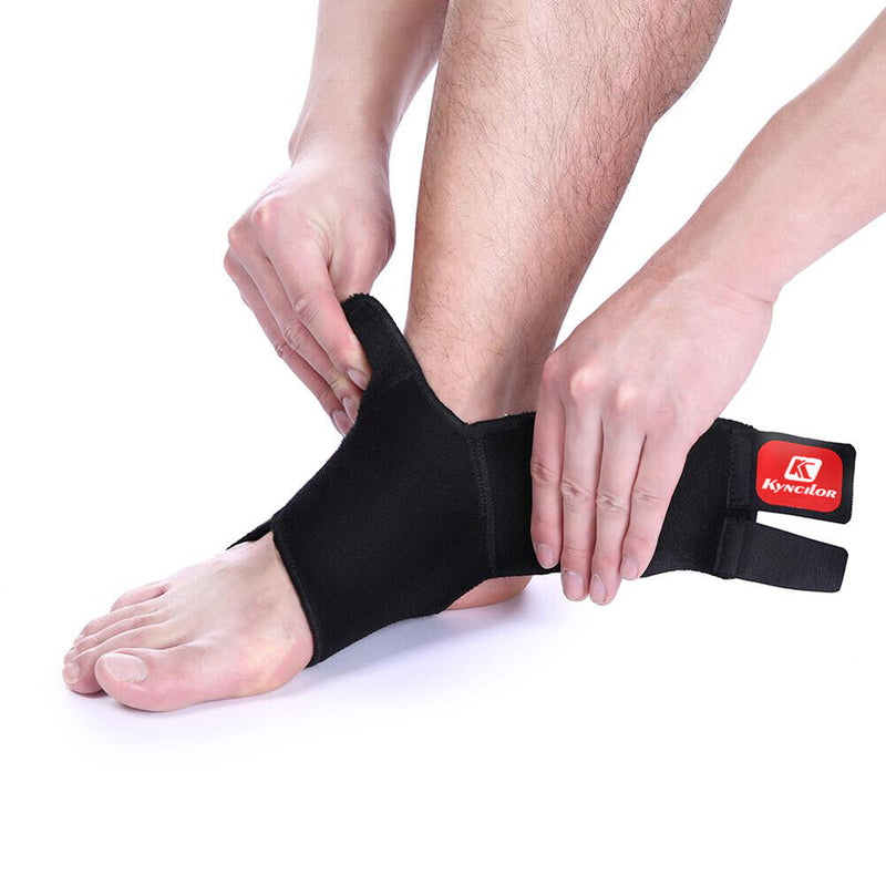 Ankle Support Bandage Basketball Badminton Ankle Guard Protector Brace (L)