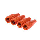 4pcs Presta Valve Stem Caps+ 4pcs Valve Cores+ Wrench Tool Kit (Red) Newly