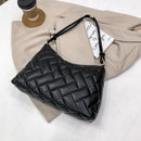 Winter Nylon Padded Quilted Handbag Winter Warm Tote Bag Large Capacity Handbag