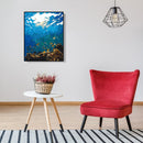 DIY Digital Canvas Underwater World Handpainted Drawing By Number Kits Art Craft