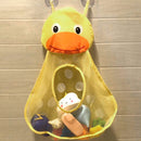 Kids Toys Storage Bag Cartoon Bathroom Suction Cup Hanging Bags (Duck)