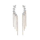 Women's Jewelry Tassel Ear Cuff Earrings Chain Ear Clips Cartilage Clip