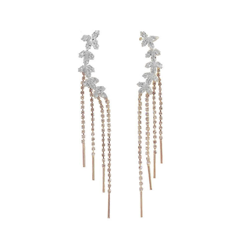 Women's Jewelry Tassel Ear Cuff Earrings Chain Ear Clips Cartilage Clip