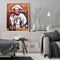Oil Paint By Numbers Cook Frameless Picture Craft Kits for Home Living Room