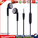 Universal Music Earphone 3.5mm Wired Headphone Headset w/Mic for Phone MP3 Newly