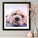 DIY Diamond Painting Kit Pet Dog Puppy 5D Full Round Rhinestone Art Picture