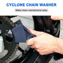 Motorcycle Chain Cleaning Double Head Chain Scrubber Washer for Auto Accessories