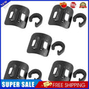 5pcs Bicycle C Clips MTB Bike Brake Line Case Cable Tube Fixed Base (Black)