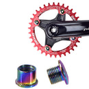 4pcs Bicycle Chain Wheel Crew MTB Bike Dental Plate Crank Bolts Crankset
