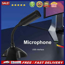 USB Microphone Portable USB Condenser Recording Microphone for Laptop Computer