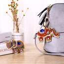 5pcs DIY Full Drill Special Shaped Diamond Painting Elephant Keychain Penda