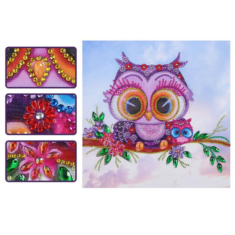 5D DIY Special-shaped Diamond Painting Cross Stitch Kit (Cute Cat-YX8068)