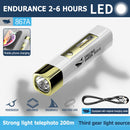 LED Powerful Torch Lamp Outdoor Waterproof 4 Gears Flashlight for Hiking Camping