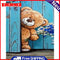 Bear by Door Oil Paint By Numbers DIY Frameless Drawing Picture Kit for Adults
