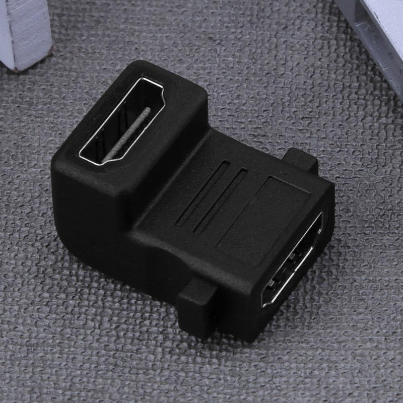 HDMI Female to HDMI Female Male 90 Degree HDMI1.3a Adapter Male 4K 2K 10.2G