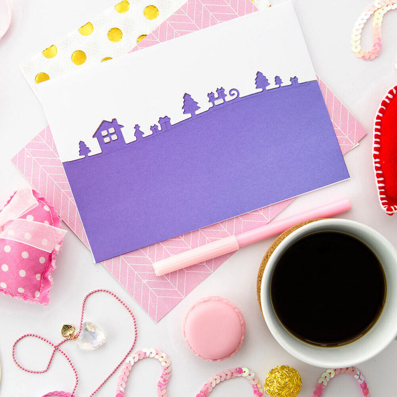 Cut Dies Christmas Pattern Holiday Wedding Invitation Card Blade Punch Stencils