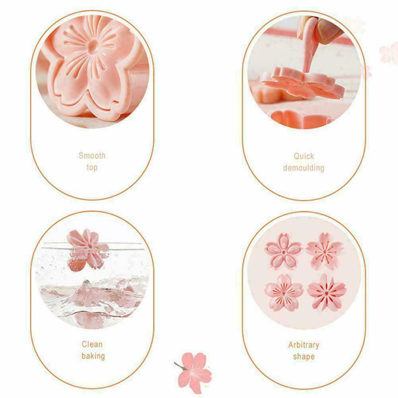 5pcs/set Flower Mold DIY Blossom Shape Cookie D3Y4 U6L3