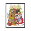 Partial Cross Stitch 14CT Cotton Thread DIY Inventory Harvest Home Decoration