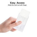 ID Card Lanyard 2 Pieces Card Holder with Crystal Strap Lanyard (Grey)