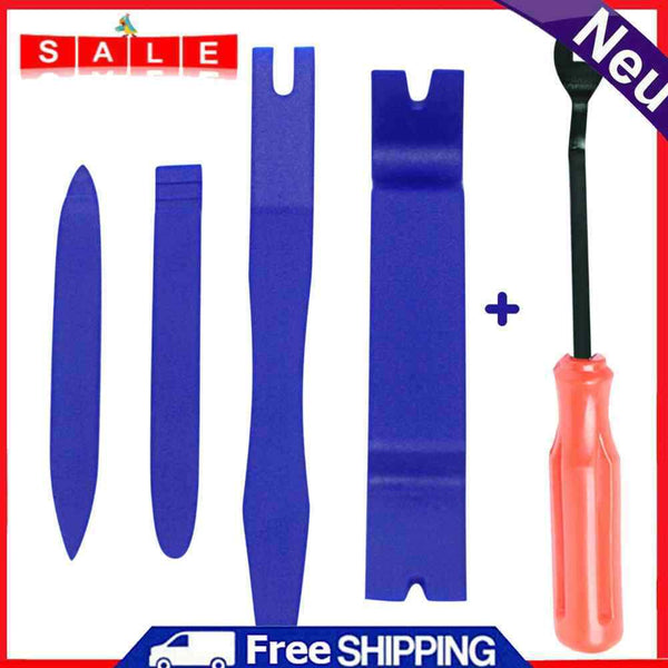 5pcs/set Car Radio Dashboard Audio Panel Door Trim Panel Clip Remover Pry Kit