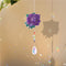 Diamond Drill Rainbow Collection Hang Crystal Prisms Wind Chime (Rose)