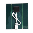 2.5W 5V USB Solar Battery Charger + 2-Slot AA AAA Rechargeable Battery Char