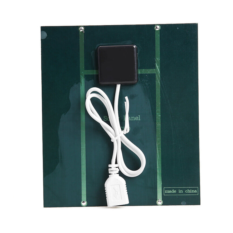 2.5W 5V USB Solar Battery Charger + 2-Slot AA AAA Rechargeable Battery Char