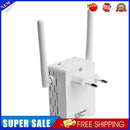 300M Wall Plug WiFi Wireless Receiver Router Repeater with External Antenna