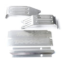 Metal Front + Rear Chassis Skid Plate Armor For Traxxas X-Maxx Xmaxx 6S 8S Cars