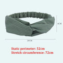 Knitting Twisted Knotted Headwrap Cross Headband Headwear Sports Hair Bands