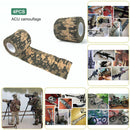 4 Roll Camouflage Wrap Bandage 4.5m Self-Adhesive Stretch Medical Outdoor T