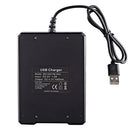 USB Battery Charger 4.23V 4-Slot Independent Charger for Rechargeable Batteries