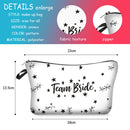 Women Gift Portable Bridal Shower Team Bride Cosmetic Bag Bridal Makeup Bags
