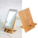 Bamboo Mobile Phone Holder Tablet Computer Base Assembly F5G9 Holder Phone L0P6