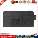 Automobile Car Sun Visor Organizer Storage Bag Hanging Card Holder (Black) Newly