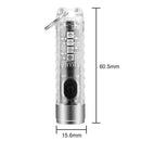 #A SST20 LED Keychains Flashlight 400lm Waterproof 260mAh Pocket UV Purple Light