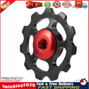 Bicycle Rear Derailleur Wheel Ceramic CNC Road Bike Guide Roller (Black) Newly