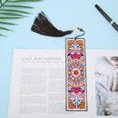 5D DIY Special Shaped Diamond Painting Leather Bookmark for School Office Newly