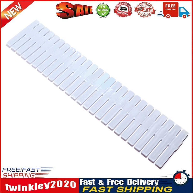 DIY Drawer Divider Household Storage Box Partition Board (8pcs Light Blue) Newly