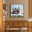Diamond Painting 5D Full Round Drill Mosaic DIY Donkey Bird Kit Bedroom Decor