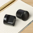 Public Toilet Bathroom Round Shape Black Handle Partition Handle Plastic Knob