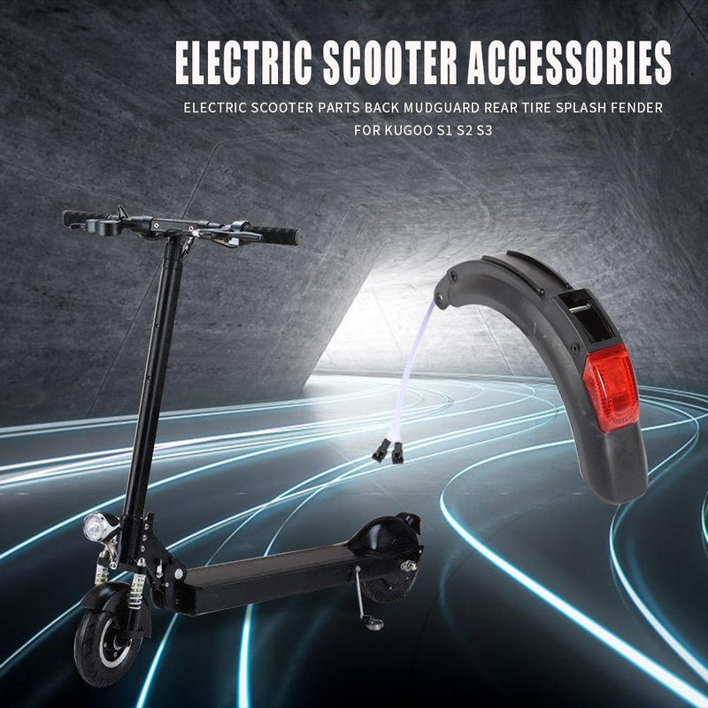 Scooter Back Mudguard Assembly Rear Tire Splash Fender for Kugoo S1 S2 S3
