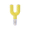 3.5mm Extension Earphone Audio Splitter 1 Male to 2 Female Adapter (Yellow)