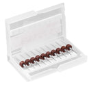 10pcs Circuit Board PCB Drill Bits Tungsten Steel Twist Drill Bits (0.6mm) Newly
