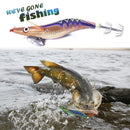 14cm 20g Luminous Wood Shrimp Fishing Lures Artificial Wobbler Bait (7)