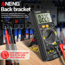 ANENG SZ08 Diode NCV Tester 2000 Counts Split Digital Multimeter (Black) Newly