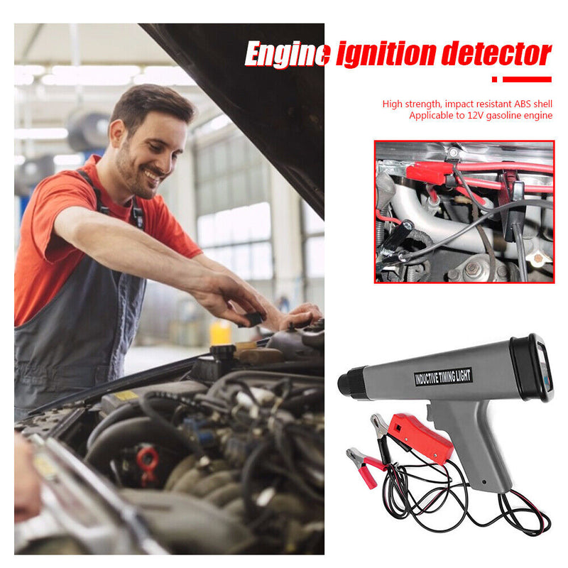 12V Inductive Timing Light Car Motorcycle Engine Ignition Timing Lamp Detec