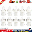 10pcs T5 B8.5D LED Car Light Auto Dashboard Instrument Light Bulbs (White) Newly