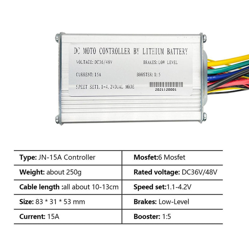 36V-48V Electric Bicycle E-bike Scooter Brushless Speed Controller w/LCDDisplay