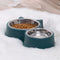 #A 2 in 1 Drinker for Cats Food Storage Drinking Dish Feeder Pet Supplies Anti S